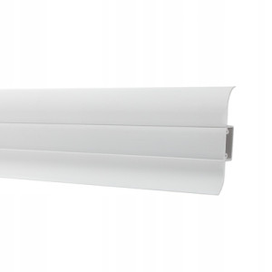 Listwa przypodłogowa z gumką SG 56 mm 2,5 m Biała