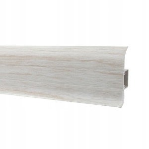 Listwa przypodłogowa z gumką SG 56 mm 2,5 m Klon Patyna