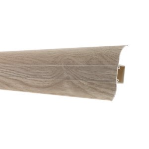 Listwa przypodłogowa z gumką SG 56 mm 2,5 m Dąb Sparta