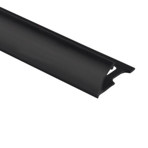 Listwa glazurnicza PCV 12,5mm /2,50m zewnętrzna Czarna
