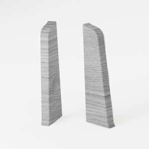 Zaślepka lewa + prawa SG/LIMA 75 mm Pinia Szara