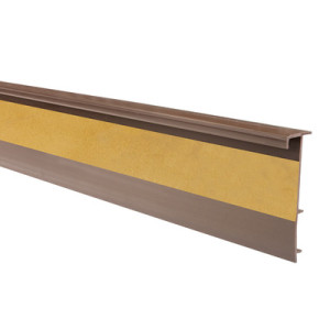 Listwa przyścienna ożebrowana 2,5m/50mm Jasny brąz
