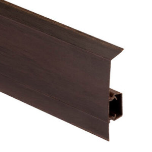 Listwa PCV podłogowa z gumką NG 62mm/2,2m Wenge