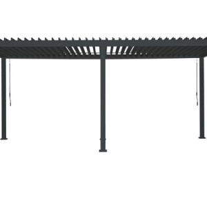 Pergola ogrodowa aluminiowa 3 x 6m Antracyt