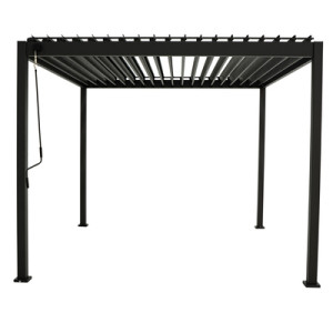 Pergola ogrodowa aluminiowa 3 x 3 m Antracyt