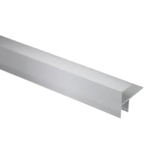 Profil schodowy aluminiowy 16x25 mm 1,2 m – anodowany srebrny matowy