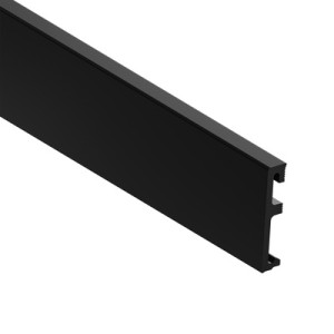Listwa przypodłogowa Alpha folia 80 mm 2,4 m Czarna