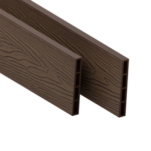 Sztacheta kompozytowa ogrodzeniowa WPC Brąz ze strukturą drewna 150×20×2200 mm