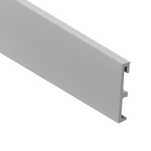Listwa przypodłogowa Alpha folia 100 mm 2,4 m Szara