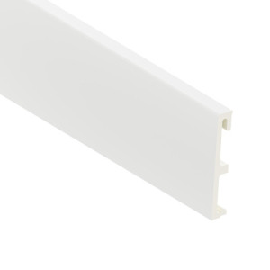 Listwa przypodłogowa Alpha folia 100 mm 2,4 m Biała