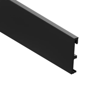 Listwa przypodłogowa Alpha folia 100 mm 2,4 m Czarny