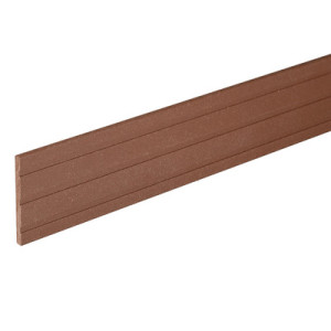 Listwa maskująca Bergdeck B150 WPC szczotkowana Kasztan