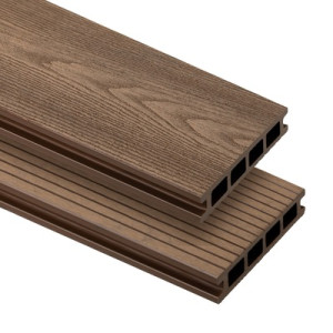 II GATUNEK Deska tarasowa kompozytowa BERGDECK S140 Ciemny Teak 4m | ciemny braz