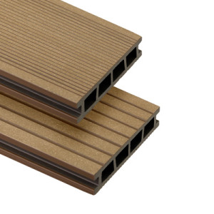 II GATUNEK Deska tarasowa kompozytowa BERGDECK B150 Szczotkowana Wild Teak 4m | Miodowy brąz / miodowy