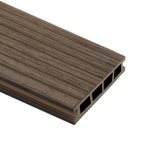 II GATUNEK Deska tarasowa kompozytowa BERGDECK Wood Szczotkowana Orzech 2,4m