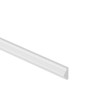 Listwa Ścienna MURO Sztukateria Biała Twarda 26x14×2000 mm Polistyren HD | do malowania