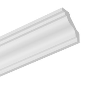 Listwa Sufitowa Alto Sztukateria Biała Twarda 72x17×2000 mm Polistyren HD | do malowania