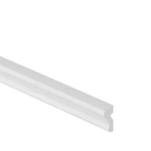 Listwa Ścienna MURO Sztukateria Biała Twarda 35x17×2000 mm Polistyren HD | do malowania