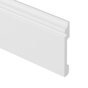 Listwa Przypodłogowa Basso 120 x 15 mm biała 2m | do malowania