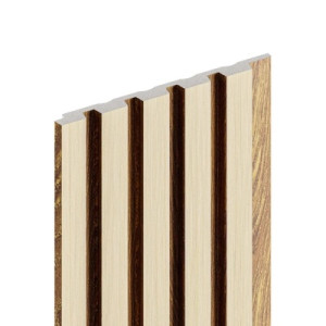 Panel ścienny lamelowy Yutra SMOOTH 270×12,2 cm – Buk Naturalny (mat)