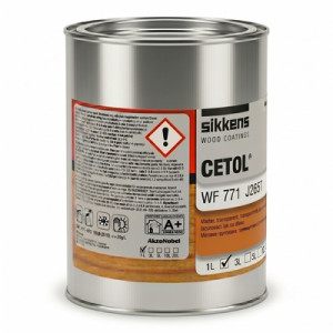 Impregnat Sikkens Cetol WF 771 do odświeżania i koloryzacji desek tarasowych – J265T (Orzech) 1L | do desek ciemniejszych