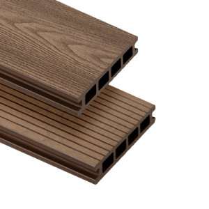 II GATUNEK Deska tarasowa kompozytowa BERGDECK S140 Ciemny Teak 3m | ciemny braz