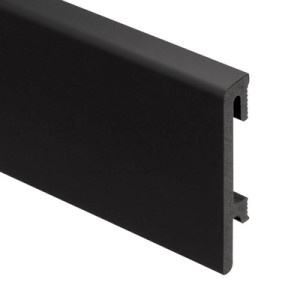 Listwa przypodłogowa Bravo folia 80 mm 2,4 m Czarny