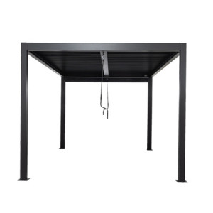 Pergola Aluminiowa Lamelowa 3x4m Grafitowa (Antracyt) Zadaszenie Tarasu