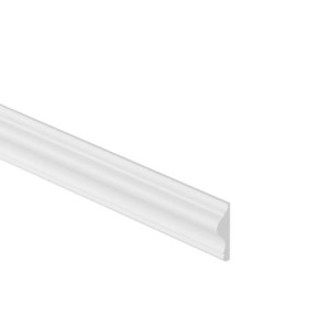 Listwa Ścienna MURO Sztukateria Biała Twarda 45x14×2000 mm Polistyren HD | do malowania