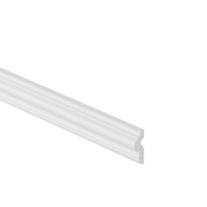 Listwa Ścienna MURO Sztukateria Biała Twarda 43x17×2000 mm Polistyren HD | do malowania