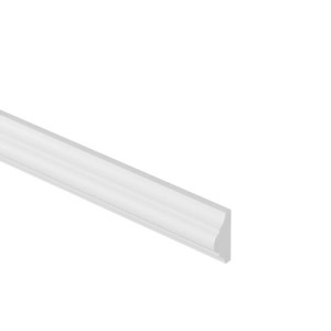 Listwa Ścienna MURO Sztukateria Biała Twarda 40x18×2000 mm Polistyren HD | do malowania