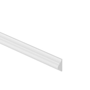 Listwa Ścienna MURO Sztukateria Biała Twarda 35x18×2000 mm Polistyren HD | do malowania