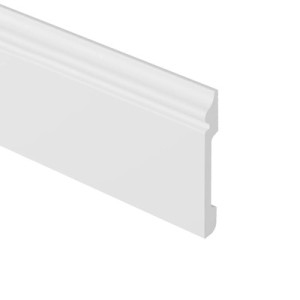Listwa Przypodłogowa Basso 120 x 15 mm biała 2m | do malowania