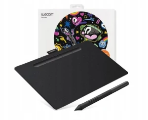 Wacom Intuos M - tablet piórkowy, czarny + 3 softy graficzne + Pen 4K