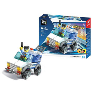 Klocki Blocki MyPolice 2w1 101 el.