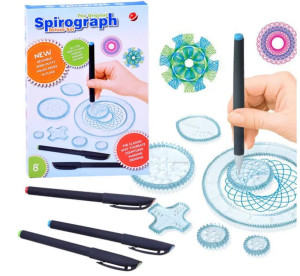 Spirograf zestaw kreatywny do rysowania wzorów