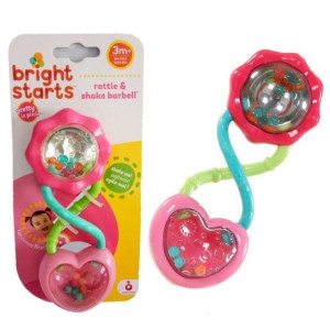 Bright starts podwójna grzechotka dla niemowląt