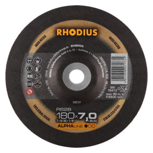 ΤΡΟΧΟΣ ΚΟΠΗΣ ΙΝΟΧ RHODIUS Φ180Χ1,5