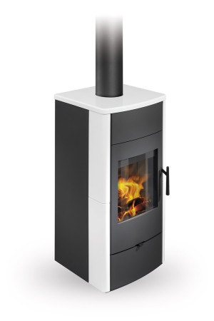 Piec kominkowy z płaszczem wodnym Romotop ESPERA Ceramika 13,0 kW