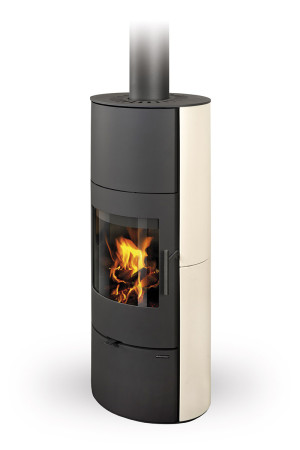 Piecyk akumulacyjny na drewno Romotop EVORA H Ceramika 6,6 kW