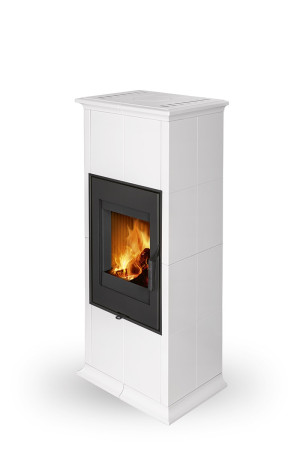 Piecyk akumulacyjny na drewno Romotop GREMIO 5 Ceramika 7,5 kW