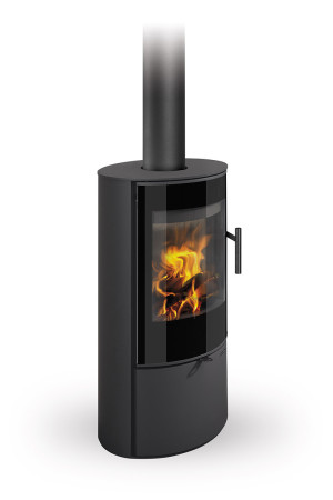 Piecyk akumulacyjny na drewno Romotop LAREDO Metal 6,6 kW