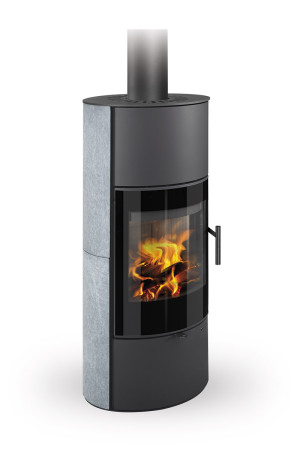 Piecyk akumulacyjny na drewno Romotop LAREDO H Kamień 6,6 kW