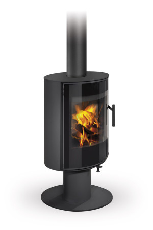 Piecyk akumulacyjny na drewno Romotop LAREDO T Metal 6,5 kW
