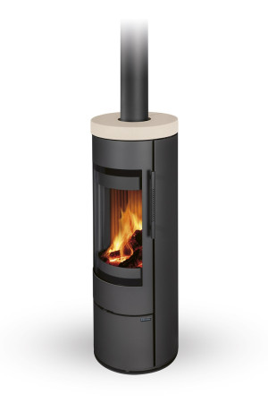Piecyk akumulacyjny na drewno Romotop LUANCO N Ceramika 7,4 kW