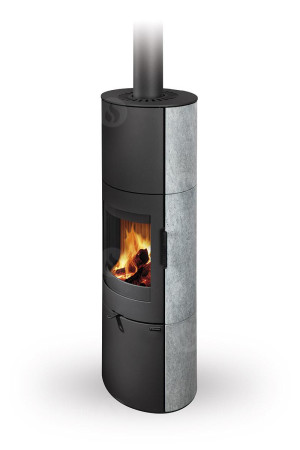 Piecyk akumulacyjny na drewno Romotop LUGO N A Kamień 7,4 kW