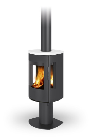 Piecyk akumulacyjny na drewno Romotop PARLA T 3S Ceramika 7,8 kW