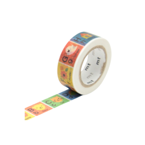 Taśma washi mt masking tape Kids - Alfabet A - M
