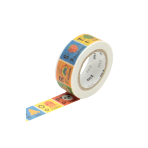 Taśma washi mt masking tape Kids - Alfabet N - Z