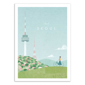 Plakat Visit Seoul Korea - Henry Rivers